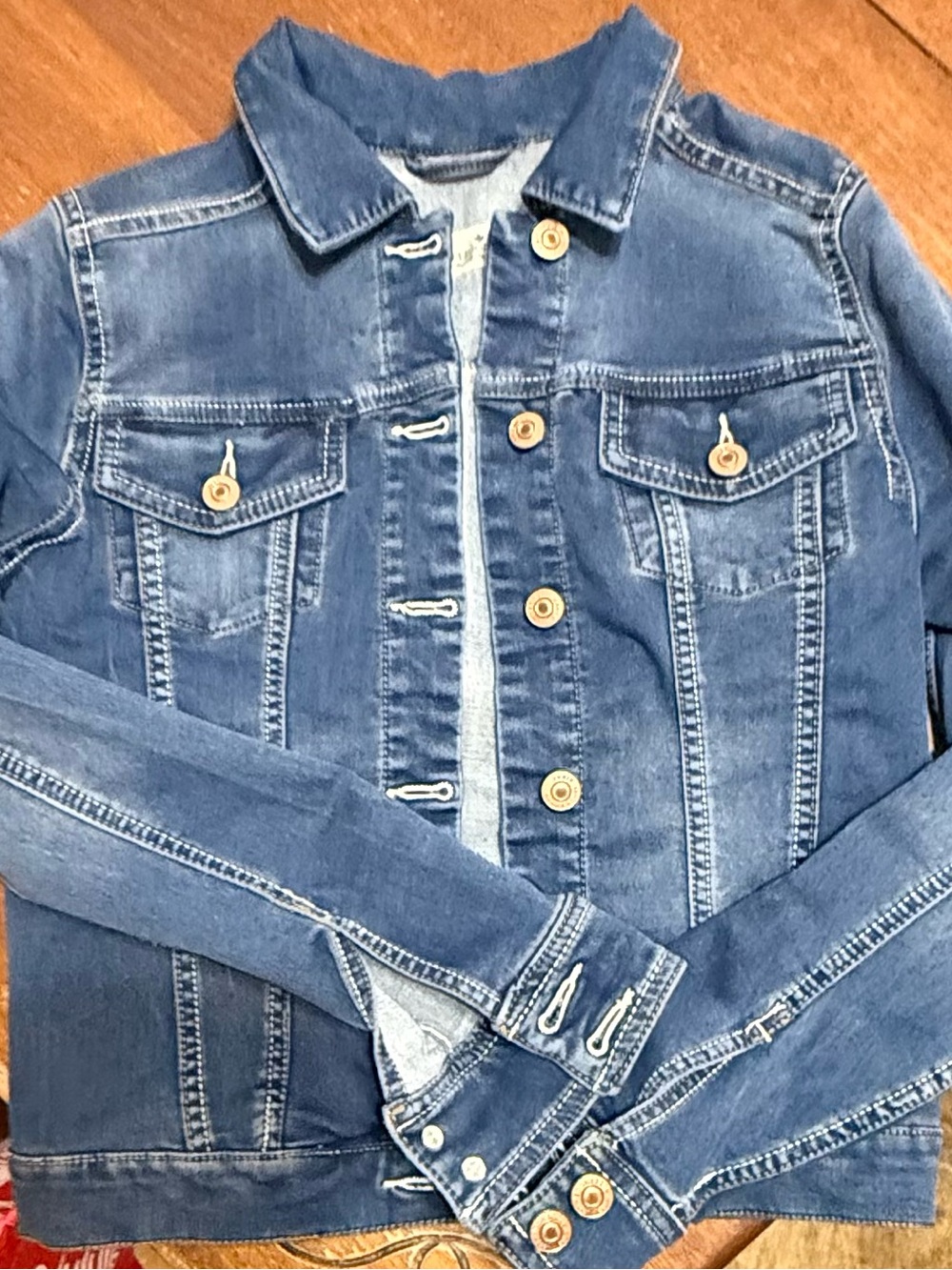Classic Blue Denim Jean Jacket - Women